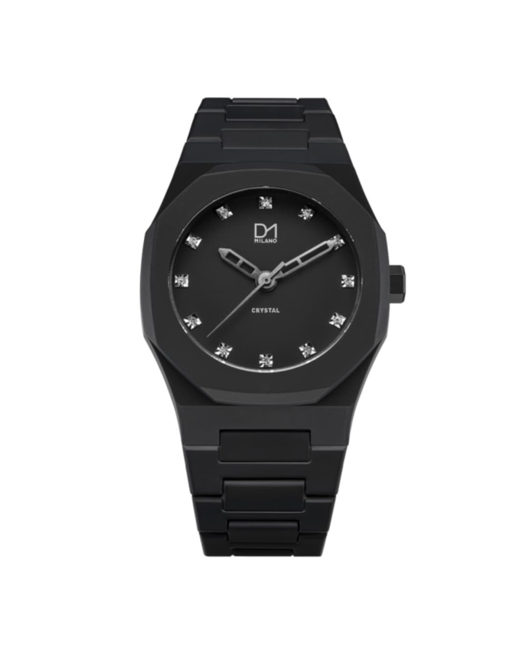 Crystal Watch Black