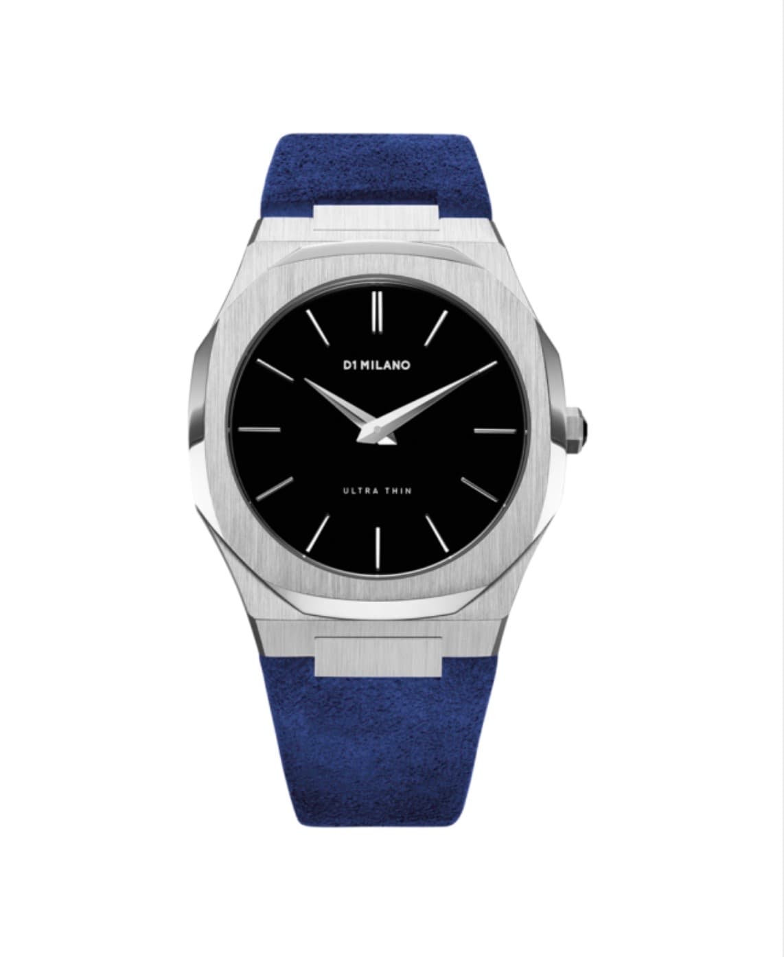 Ultra Thin Silver Case with Panarea Blue Strap