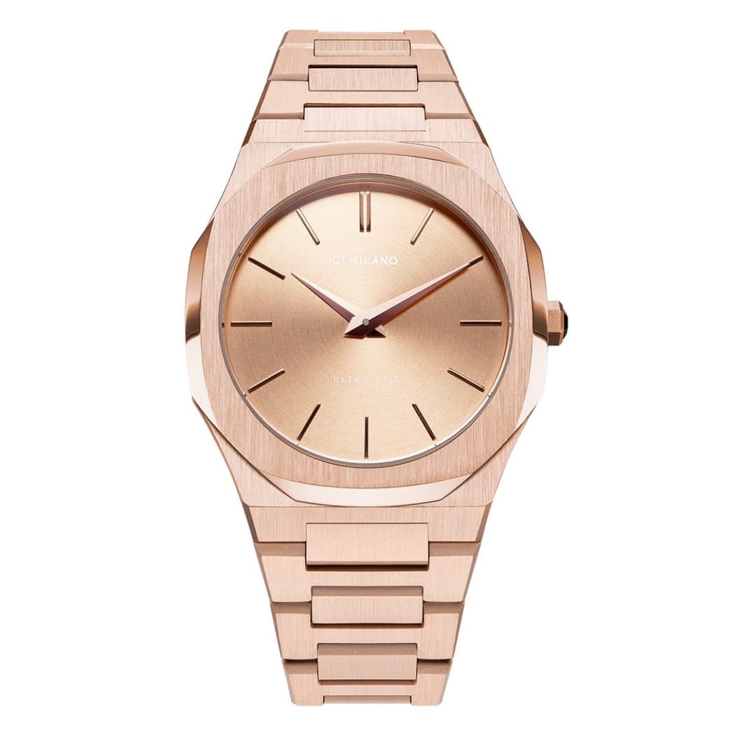 Ultra Thin Rose Gold Case with Rose Gold Bracelet